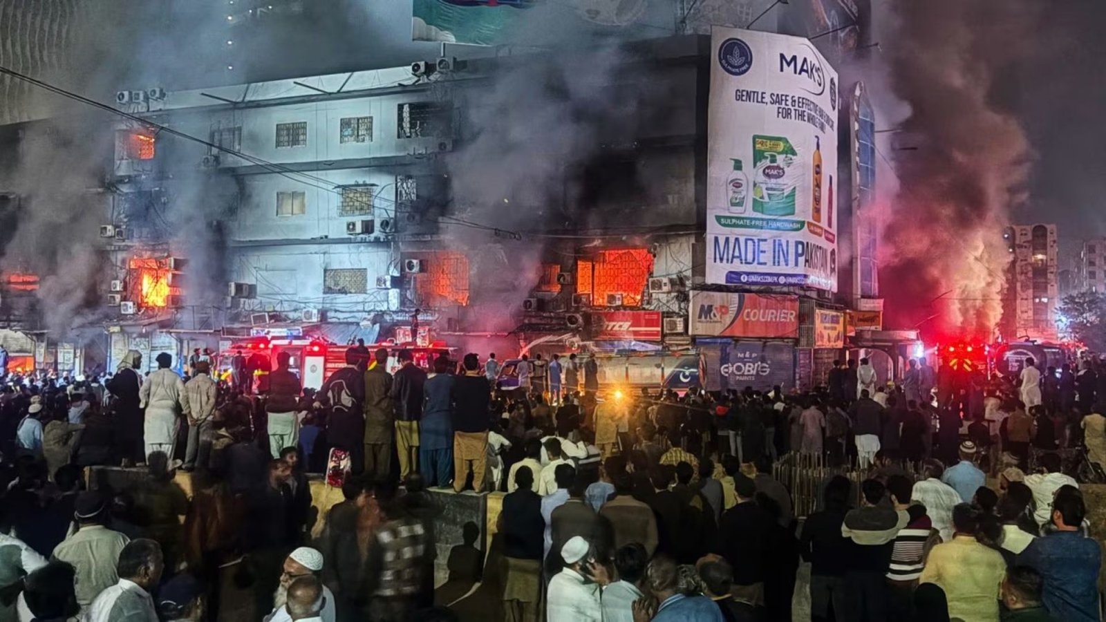 Karachi Mall Fire: Six Dead, Many Feared Trapped
