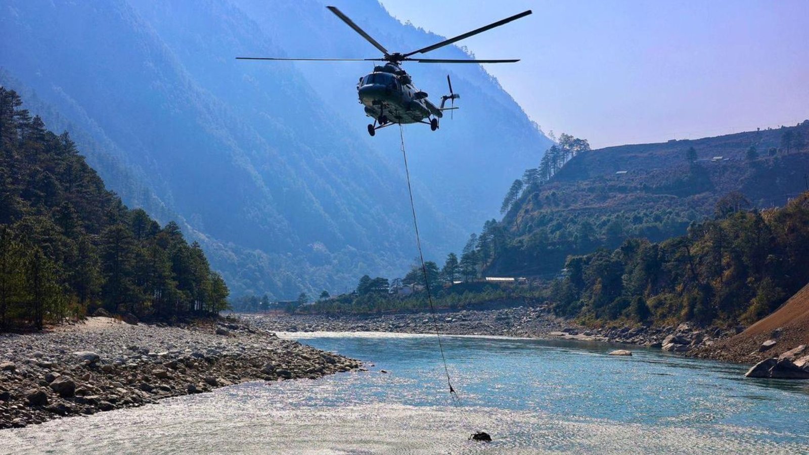 IAF Uses Water Drops to Combat Arunachal Forest Fires