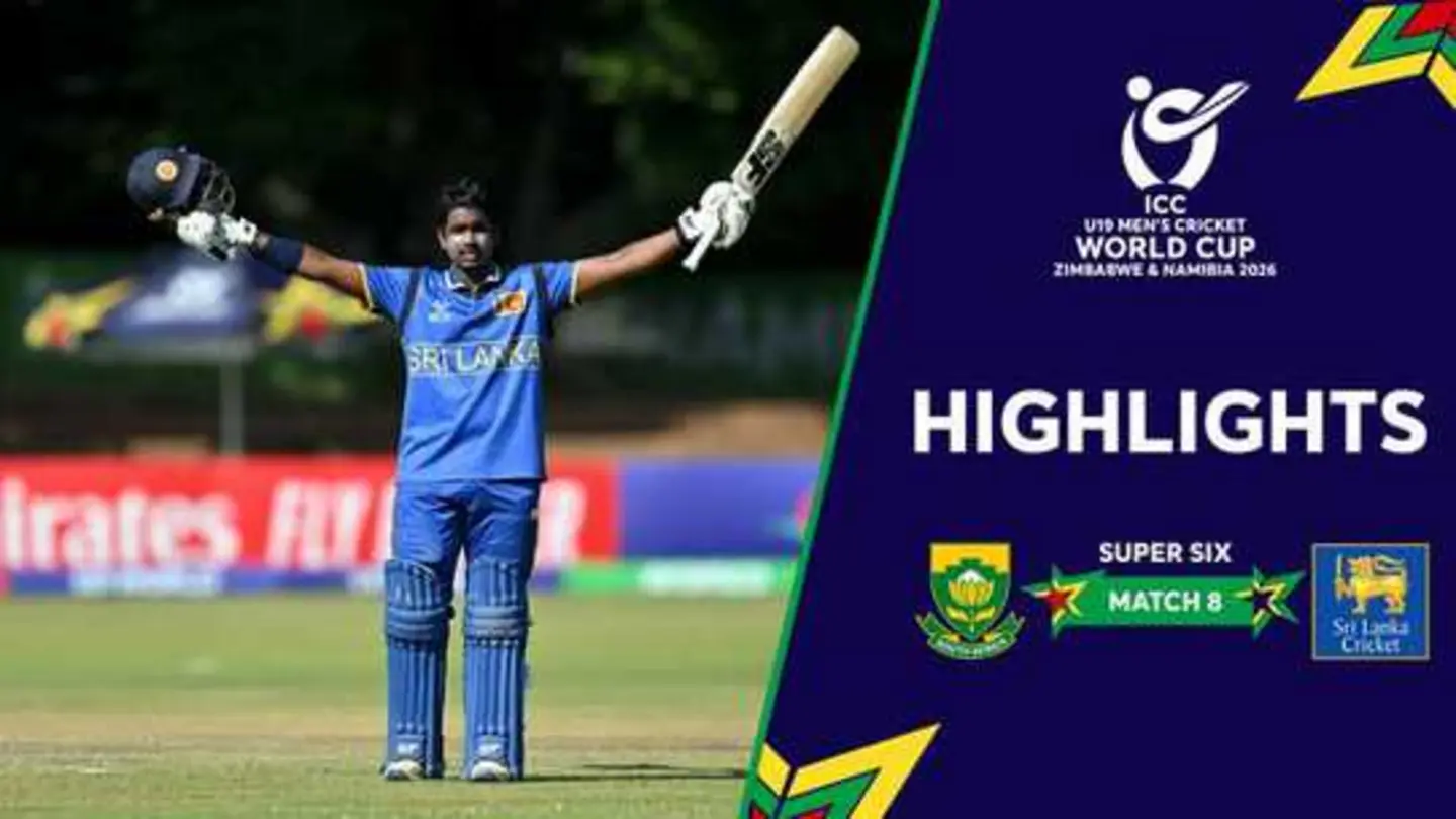 Sri Lanka Advance to U19 World Cup Semi-Finals