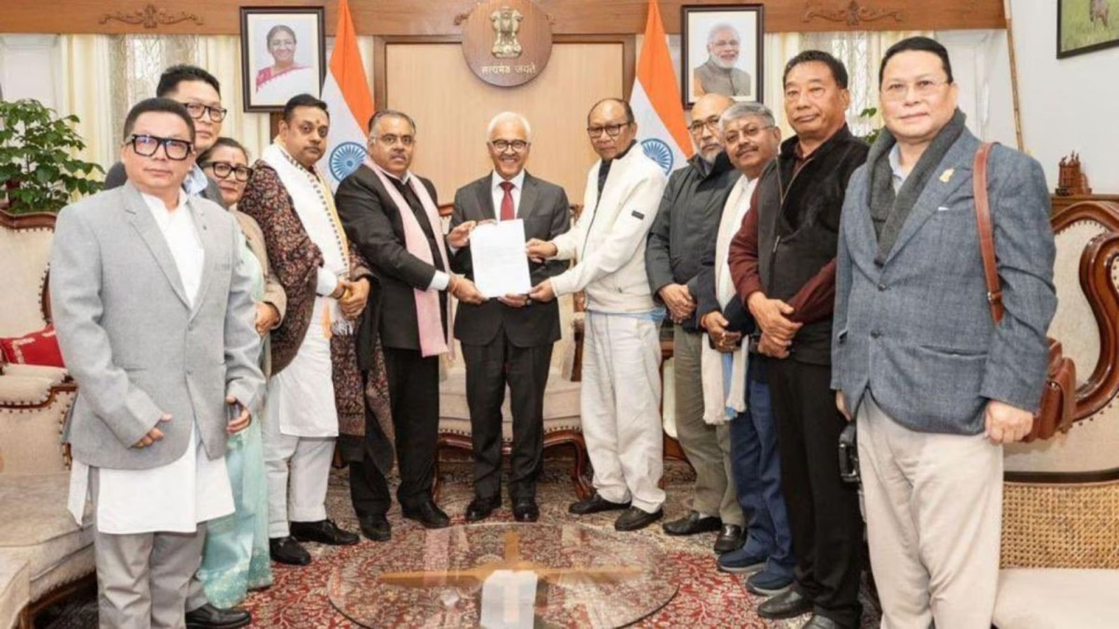 Manipur CM Sworn In: Yumnam Khemchand Takes Office
