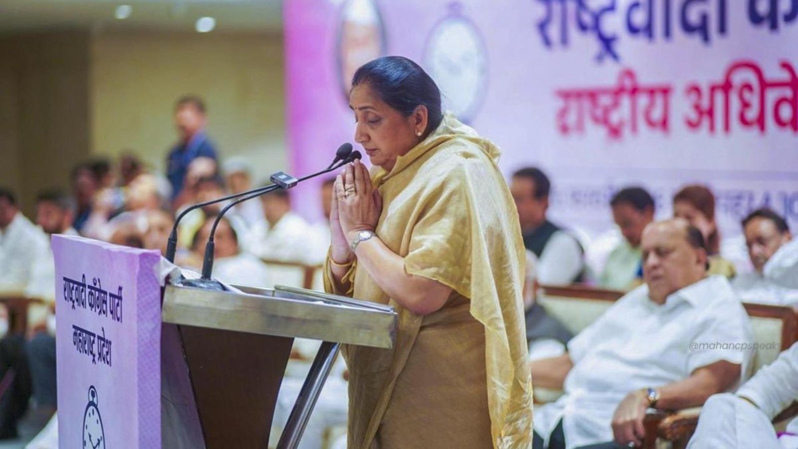 Sunetra Pawar elected NCP national president, pledges to honor Ajit Pawar’s legacy