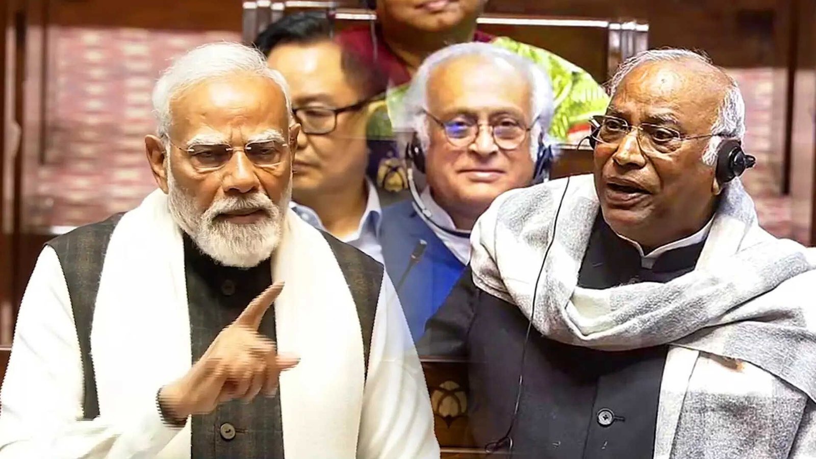 PM Modi mocks Kharge over Rajya Sabha protest sloganeering