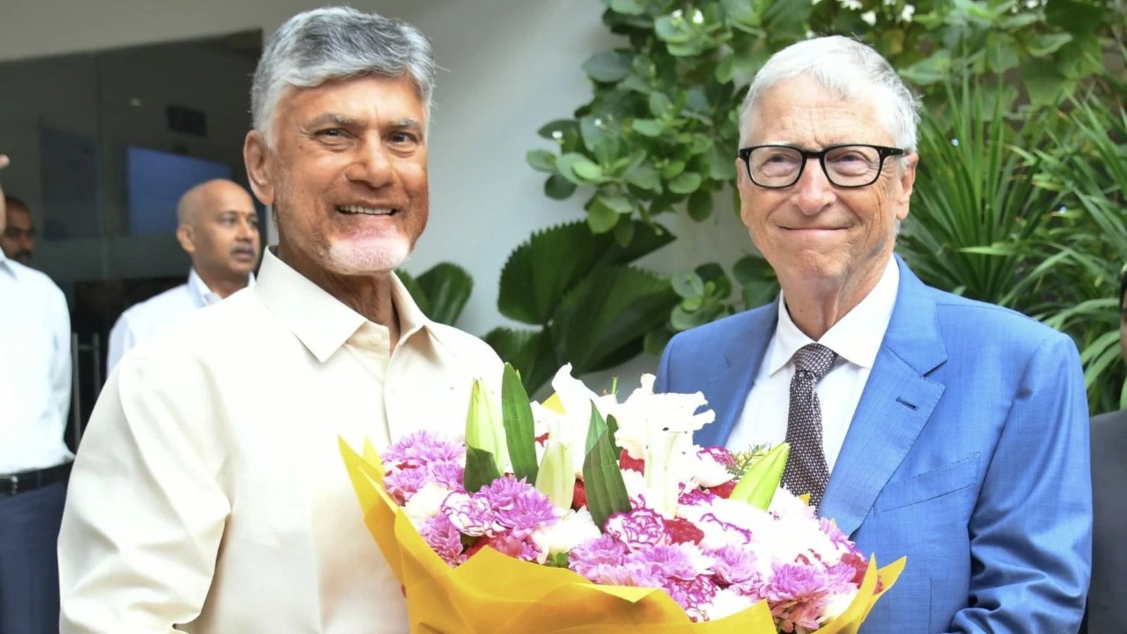 Bill Gates Visits Andhra Pradesh for Brief Microsoft Trip