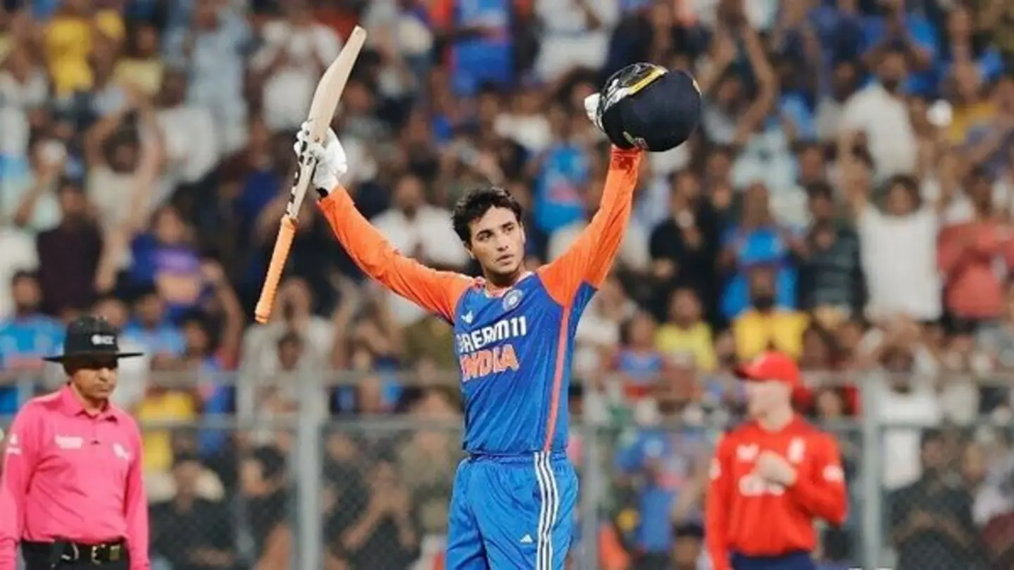 Abhishek Sharma eyes World Cup place from the stands