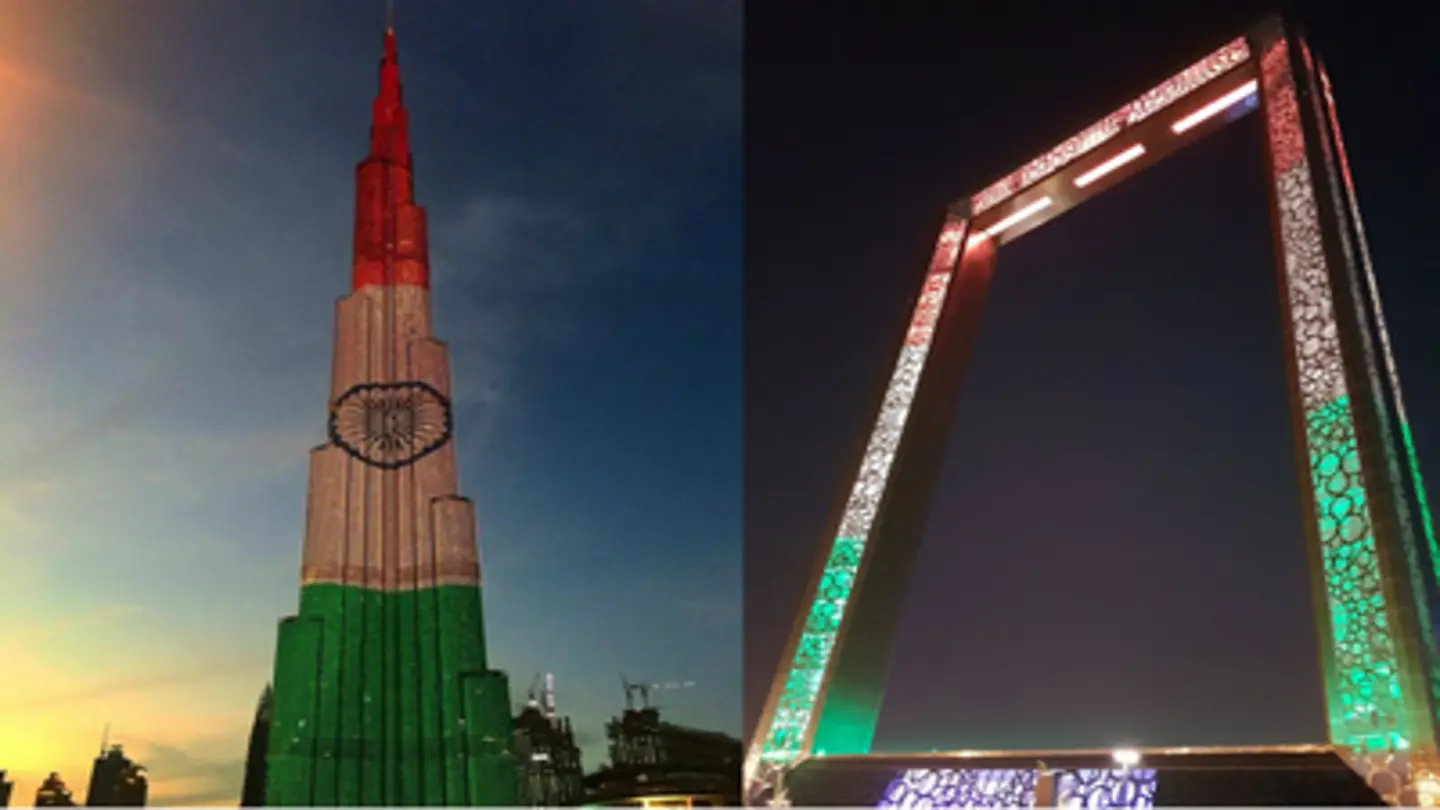 Burj Khalifa Displays Indian Tricolour for AI Summit 2026